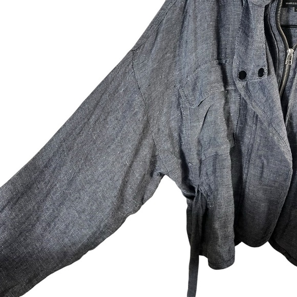 MARISSA WEBB Kayla Anorak Linen Chambray Utility Jacket - Picture 10 of 13